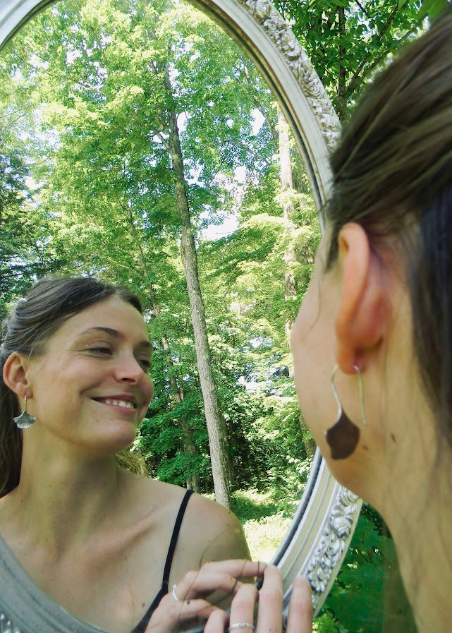 Earrings - Ginkgo Leaf